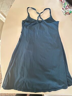 Ewedoos Solid Racerback Slip Dress in Deep Teal